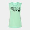 Bella + Canvas - Women's Flowy Scoop Muscle Tank - 8803 Thumbnail