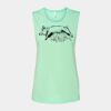 Bella + Canvas - Women's Flowy Scoop Muscle Tank - 8803 Thumbnail