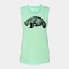 Bella + Canvas - Women's Flowy Scoop Muscle Tank - 8803 Thumbnail