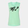 Bella + Canvas - Women's Flowy Scoop Muscle Tank - 8803 Thumbnail