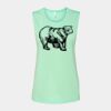 Bella + Canvas - Women's Flowy Scoop Muscle Tank - 8803 Thumbnail