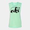 Bella + Canvas - Women's Flowy Scoop Muscle Tank - 8803 Thumbnail