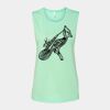 Bella + Canvas - Women's Flowy Scoop Muscle Tank - 8803 Thumbnail