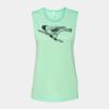 Bella + Canvas - Women's Flowy Scoop Muscle Tank - 8803 Thumbnail