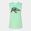 Bella + Canvas - Women's Flowy Scoop Muscle Tank - 8803 Thumbnail