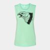 Bella + Canvas - Women's Flowy Scoop Muscle Tank - 8803 Thumbnail