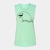 Bella + Canvas - Women's Flowy Scoop Muscle Tank - 8803 Thumbnail