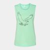 Bella + Canvas - Women's Flowy Scoop Muscle Tank - 8803 Thumbnail