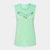 Bella + Canvas - Women's Flowy Scoop Muscle Tank - 8803 Thumbnail