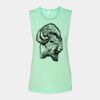 Bella + Canvas - Women's Flowy Scoop Muscle Tank - 8803 Thumbnail