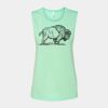 Bella + Canvas - Women's Flowy Scoop Muscle Tank - 8803 Thumbnail