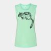 Bella + Canvas - Women's Flowy Scoop Muscle Tank - 8803 Thumbnail