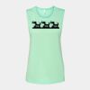 Bella + Canvas - Women's Flowy Scoop Muscle Tank - 8803 Thumbnail