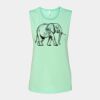 Bella + Canvas - Women's Flowy Scoop Muscle Tank - 8803 Thumbnail
