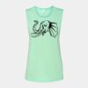 Bella + Canvas - Women's Flowy Scoop Muscle Tank - 8803 Thumbnail