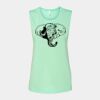 Bella + Canvas - Women's Flowy Scoop Muscle Tank - 8803 Thumbnail