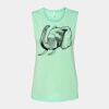 Bella + Canvas - Women's Flowy Scoop Muscle Tank - 8803 Thumbnail