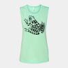 Bella + Canvas - Women's Flowy Scoop Muscle Tank - 8803 Thumbnail
