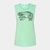 Bella + Canvas - Women's Flowy Scoop Muscle Tank - 8803 Thumbnail
