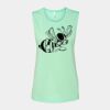 Bella + Canvas - Women's Flowy Scoop Muscle Tank - 8803 Thumbnail