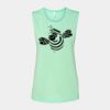 Bella + Canvas - Women's Flowy Scoop Muscle Tank - 8803 Thumbnail
