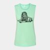 Bella + Canvas - Women's Flowy Scoop Muscle Tank - 8803 Thumbnail