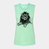 Bella + Canvas - Women's Flowy Scoop Muscle Tank - 8803 Thumbnail