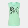 Bella + Canvas - Women's Flowy Scoop Muscle Tank - 8803 Thumbnail