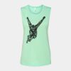 Bella + Canvas - Women's Flowy Scoop Muscle Tank - 8803 Thumbnail
