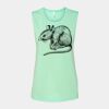 Bella + Canvas - Women's Flowy Scoop Muscle Tank - 8803 Thumbnail