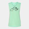 Bella + Canvas - Women's Flowy Scoop Muscle Tank - 8803 Thumbnail