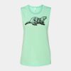 Bella + Canvas - Women's Flowy Scoop Muscle Tank - 8803 Thumbnail