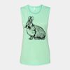 Bella + Canvas - Women's Flowy Scoop Muscle Tank - 8803 Thumbnail