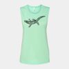 Bella + Canvas - Women's Flowy Scoop Muscle Tank - 8803 Thumbnail