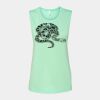 Bella + Canvas - Women's Flowy Scoop Muscle Tank - 8803 Thumbnail