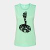 Bella + Canvas - Women's Flowy Scoop Muscle Tank - 8803 Thumbnail