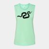 Bella + Canvas - Women's Flowy Scoop Muscle Tank - 8803 Thumbnail