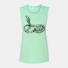 Bella + Canvas - Women's Flowy Scoop Muscle Tank - 8803 Thumbnail