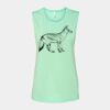 Bella + Canvas - Women's Flowy Scoop Muscle Tank - 8803 Thumbnail
