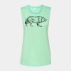 Bella + Canvas - Women's Flowy Scoop Muscle Tank - 8803 Thumbnail