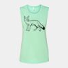 Bella + Canvas - Women's Flowy Scoop Muscle Tank - 8803 Thumbnail