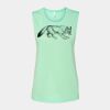 Bella + Canvas - Women's Flowy Scoop Muscle Tank - 8803 Thumbnail