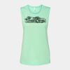 Bella + Canvas - Women's Flowy Scoop Muscle Tank - 8803 Thumbnail