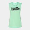 Bella + Canvas - Women's Flowy Scoop Muscle Tank - 8803 Thumbnail