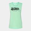 Bella + Canvas - Women's Flowy Scoop Muscle Tank - 8803 Thumbnail