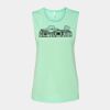 Bella + Canvas - Women's Flowy Scoop Muscle Tank - 8803 Thumbnail
