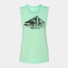Bella + Canvas - Women's Flowy Scoop Muscle Tank - 8803 Thumbnail