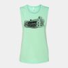 Bella + Canvas - Women's Flowy Scoop Muscle Tank - 8803 Thumbnail