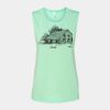 Bella + Canvas - Women's Flowy Scoop Muscle Tank - 8803 Thumbnail