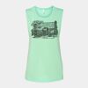 Bella + Canvas - Women's Flowy Scoop Muscle Tank - 8803 Thumbnail